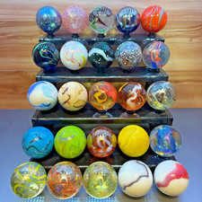 Vintage Marbles Collection Lot of 25 Toe Breaker Vacor Mega Marbles 50mm ~2