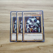 Summoned Skull 3x - Near Mint - Full Playset - DEM1-EN001 - Yugioh picture