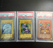 Konami 2002 Yu-Gi-Oh DDS Promo PSA 5 Holo Lot 3 BEWD DM Exodia DDS-001-003 picture
