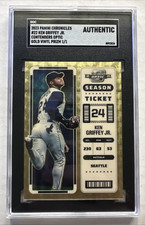 2023 Chronicles KEN GRIFFEY JR. Contenders Optic Gold Vinyl Prizm 1/1 SGC Auth picture