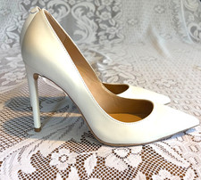 Tony Bianco Anja Milk Capretto Pointed Stilettos Size 6 picture