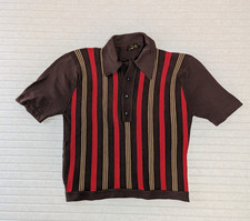 Vintage 50s/60s Puritan Ban Lon Style Short Sleeve Shirt Size XL picture