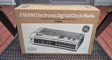 Vintage General Electric FM/Am Digital Clock Radio 7-4634 NOS Factory Sealed picture