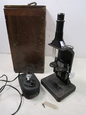 Bausch & Lomb Colorimeter Optical Microscope 1.779.639 Antique w/ Wood Case Rare picture