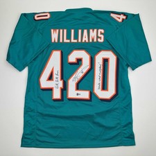 Autographed/Signed Ricky Williams Smoke Weed Everyday Puff Puff Jersey COA picture