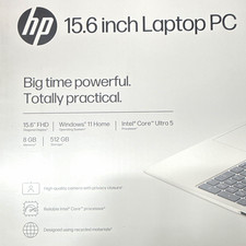 HP 15.6in FHD Laptop PC Intel Core Ultra 5 8GB 512GB Win 11 Home Webcam picture