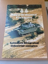 VTG Royal Ordnance Factories Military Factory R&D Brochure Guns Vehicles Rockets picture