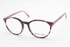 NEW SEVEN FIVE AMERICAN CRAFTED JANE C2 TORT BURGUNDY AUTHENTIC EYEGLASSES 50-18 picture