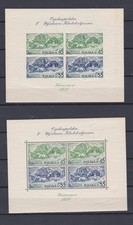 Poland 1938 MHM sheets National Stamp Exhibition, Warsaw picture