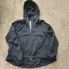 LULULEMON Seek Vistas 1/2 Zip Jacket Pullover Windbreaker XS/S Black Glyde.0899  picture