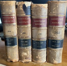 Set of FOUR leather-bound Kentucky Reports; Court Of Appeals picture