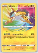 RAIKOU 050/185 VIVID VOLTAGE AMAZING RARE NM 2020 POKEMON HOLO picture