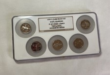 1999 S 25C State Quarters Proof Clad Set - NGC PF69 - ULTRA CAMEO picture