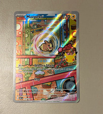 Morpeko 135/128 Stellar Crown Illustration Rare Holo 70 HP Basic EN 2024 picture