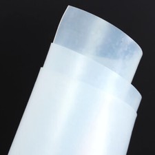 Clear Silicone Rubber Sheet High Temp Thin Super Flexible 20x20x1/25 inch Transp picture