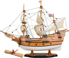 SAILINGSTORY Wooden Model Ship Mayflower 1/60 Scale Replica picture
