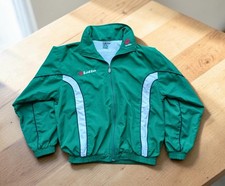 Vtg 90s Lotto Calcio Italia Track Jacket Mens Large Green Football Soccer Italy picture