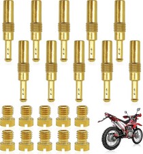 20PCS Carburetor Main Jet Slow Pilot Jet Kit, 10pcs Main Jets and 10pcs Slow picture