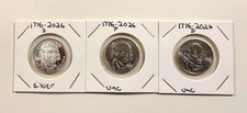 1776-2026 We the People Quarter 25C Lot 3 S P D Silver Business Strike picture