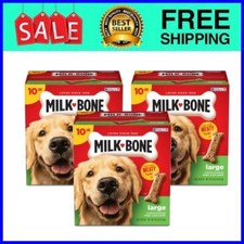 Milk-Bone Original Dog Biscuits, Large Crunchy Dog Treats, 10 lbs x 3 Pack picture