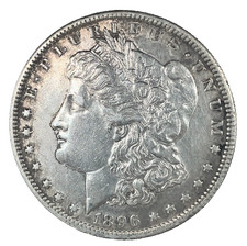 1896-O Morgan Dollar VF-XF 90% Silver $1 US Coin # 2715 picture