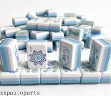 NEW Vibrant Layered Mahjong Tiles – Full American Set 160Tiles - Glacier Blue picture