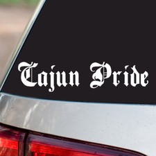 Cajun Pride Vinyl Sticker Country Pride all sizes chrome and regular colors picture