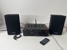 Pyle PFA600BU Bluetooth Stereo Amplifier Receiver w/ (2) Optimus Pro X7 Speakers picture