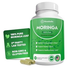 RosabeIIa Moringa Capsules-100% Pure Moringa Powder,Antioxidants-60capsu picture