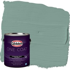 Glidden Exterior Paint + Primer Silver Laurel Flat 1 Gallon picture