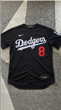 Kobe Bryant #24 LA Dodgers Black Mamba Tribute Stitched Baseball Jersey NEW picture