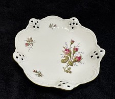Rosenthal Moss Rose BON BON Dish, pierced porcelain picture