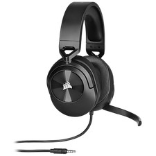 Corsair HS55 Surround v2 Wired Headset Dolby Atmos 50mm Carbon Certified Refurb picture