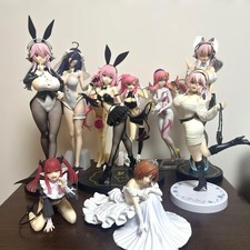 FuRyu Sexy Figure Lot 10 Piece Set Collectible Anime Toys Slight Wear Authentic picture