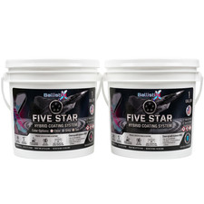 BallistiX Five Star 85% Solids Hybrid Floor Coating Industrial 2 Gallon Kit picture