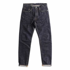 Red Tornado Taper Fit Men's Selvedge Jeans Denim Pants Casual Blue Jeans Onewash picture
