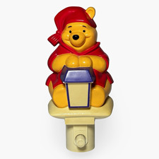 Vintage Disney The First Years Winnie the Pooh Lantern Night Light Plug-In 90s picture