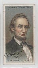 1924 ITC Leaders of Men Tobacco Ogden's Back Abraham Lincoln #28 11bd picture