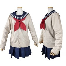 My Hero Academia Cosplay Costume Himiko Toga JK Uniform Sweater Coat picture