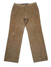 Incotex Men's Corduroy Pants 36x30 Brown Straight Leg Slowear Cashmere Blend picture