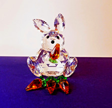 Rare Iris Arc 1985 Bunny Rabbit Holding Carrot And Three Carrots Figurine w/Box picture