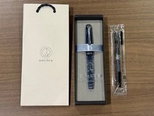 Ancora Sailor Rainy Day Unused Limited Blue Fountain Pen Box Cartridges picture