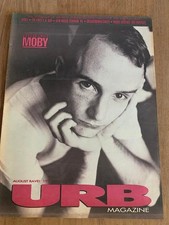 URB Magazine Moby Cover August 1991 Volume 1 #8 picture