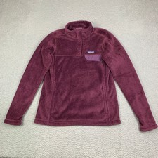 Patagonia Re-Tool Snap T Fleece Pullover Women's M 25443 Cabin Purple EUC picture