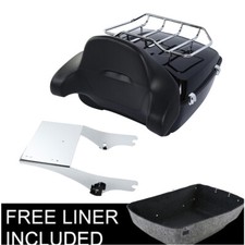 King Trunk Pad Mount Rack Fit For Harley Touring Road Electra Glide 1997-2008 picture