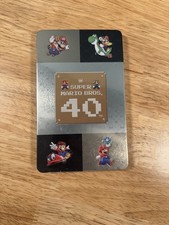 Nintendo Switch Super Mario Bros. 40th Anniversary Sealed Steelbook Game Case picture