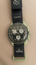 omegaXswatch moonswatch mission on earth bioceramic 42 mm quartz chronograph picture