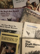 Old collection of Draft horse￼ Show Journals￼ picture