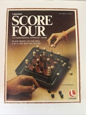 Vintage Score Four Strategy Boardgame by Lakeside 1975 100% Complete picture