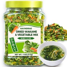 Dried Wakame Seaweed & Vegetable Soup Mix 11 oz for Miso Ramen Udon Vegan picture